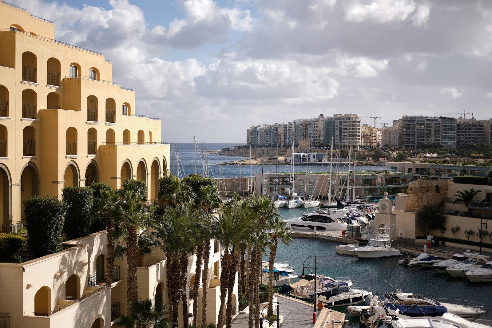 Portomaso - High End Amenities in Malta - Building Complex - Luxury Apartments - Swimming Pool