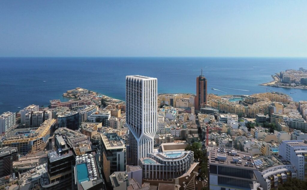 Mercury Tower - High End residential building - Luxury apartments - Luxury Malta