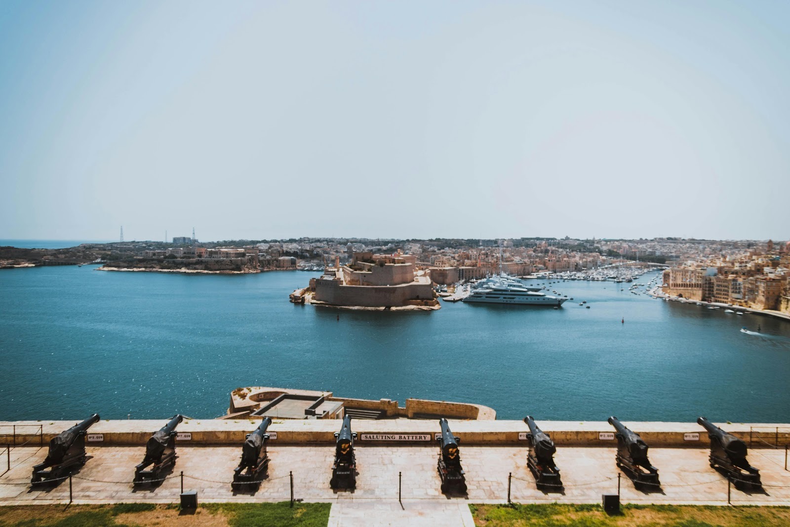 Malta grand harbour in Valletta