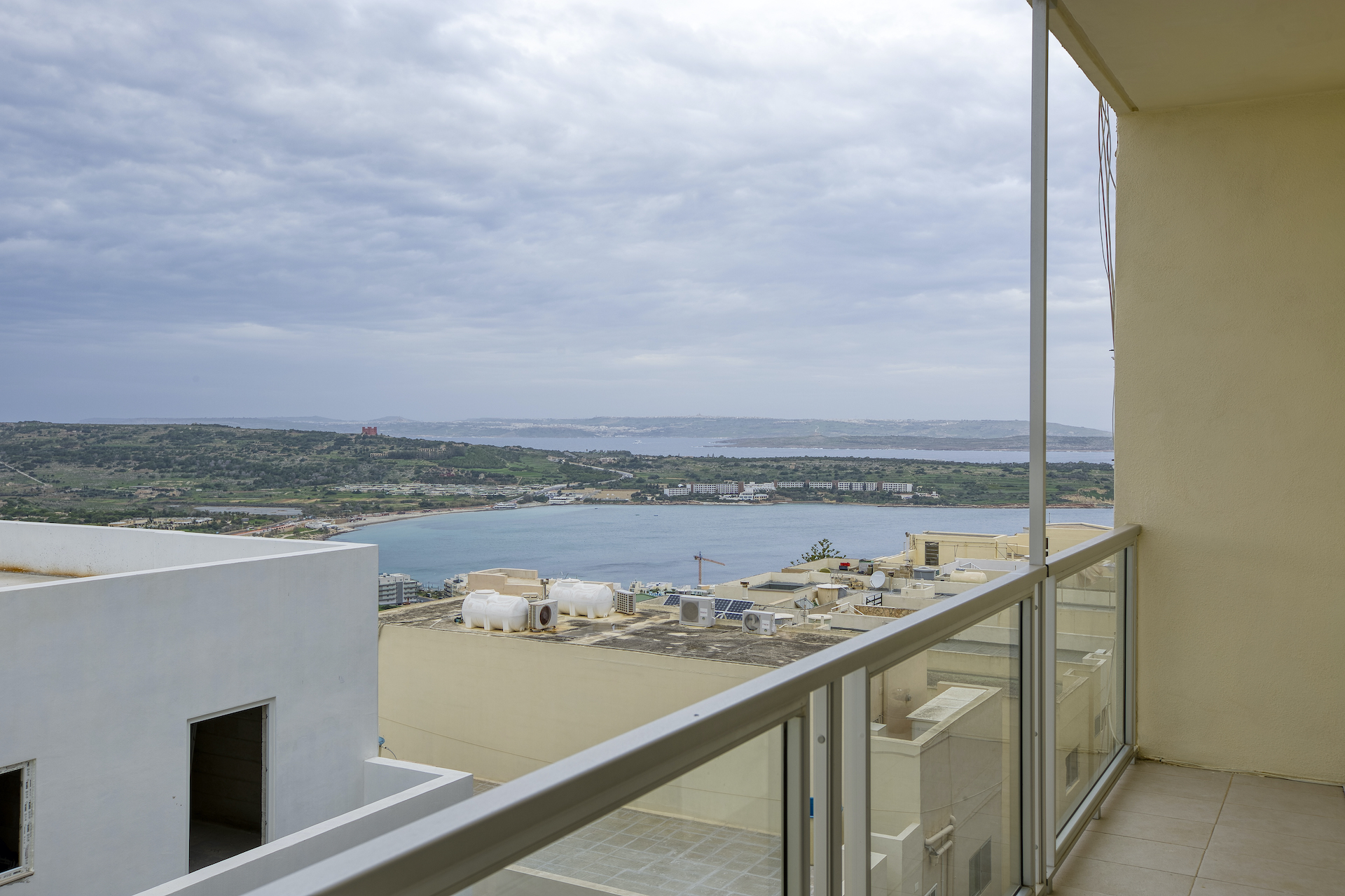Bright & Modern 3 Bedroom Apartment in Mellieħa — Hilltop Living with Sea Views! – property photo