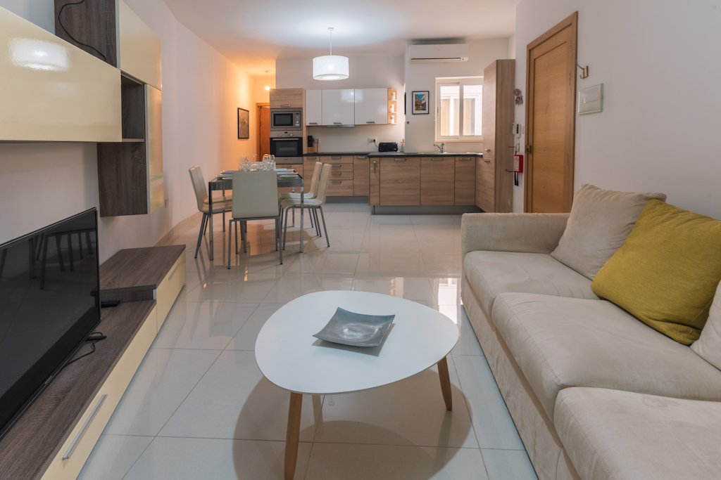 Sliema – Elegant & Highly Finished 2 Bedroom Apartment Steps from the Promenade – property photo