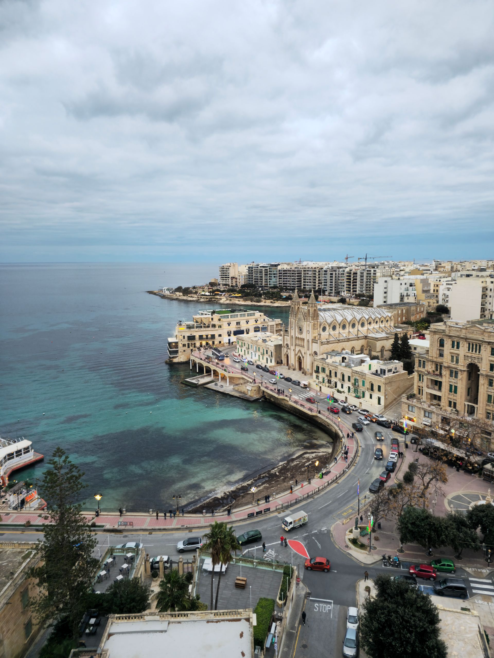 Balluta Bay in St Julian’s, Malta