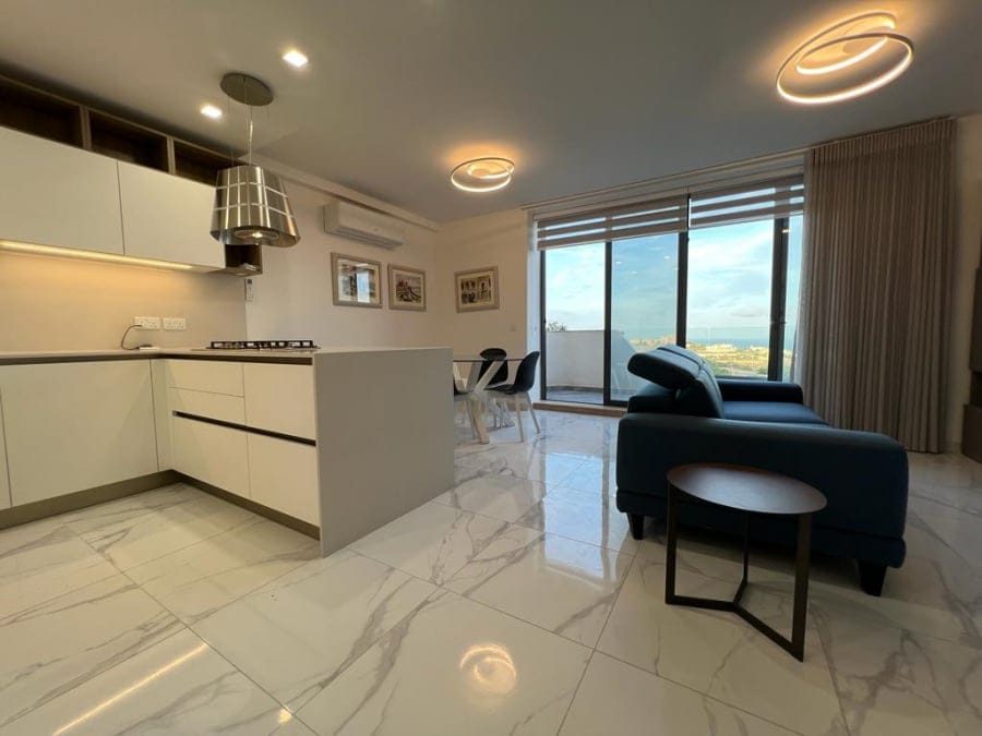 Mellieħa – Sun-Filled 2 Bedroom Apartment with Panoramic Sea & Country Views | €2,500/month – property photo