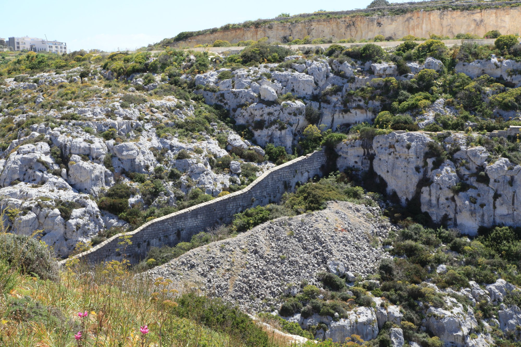 The Victoria Lines ridge and countryside just outside Naxxar