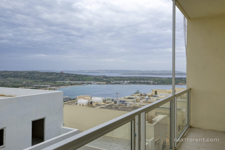Bright & Modern 3 Bedroom Apartment in Mellieħa — Hilltop Living with Sea Views!