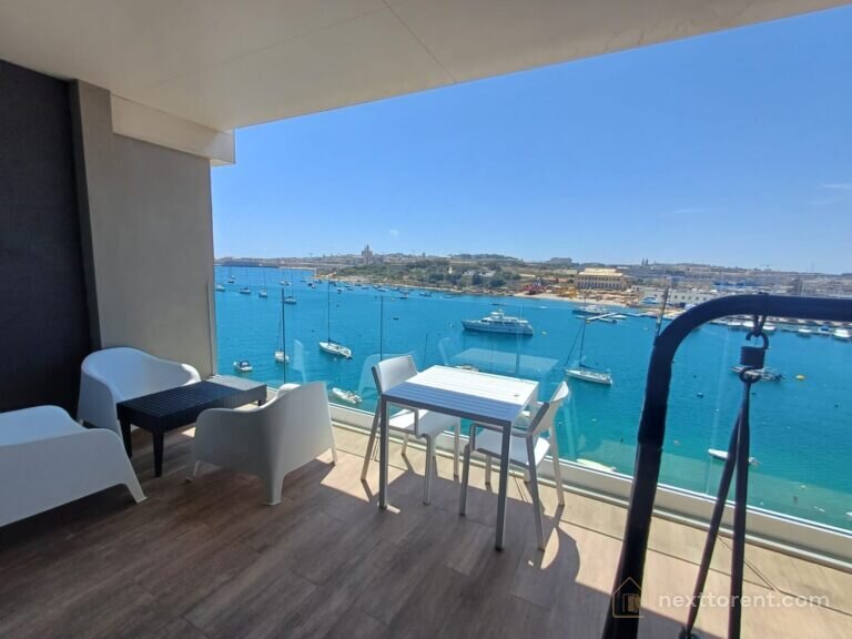 Highly Finished Seafront Apartment in Sliema Ferries — Luxury Living With Incredible Views