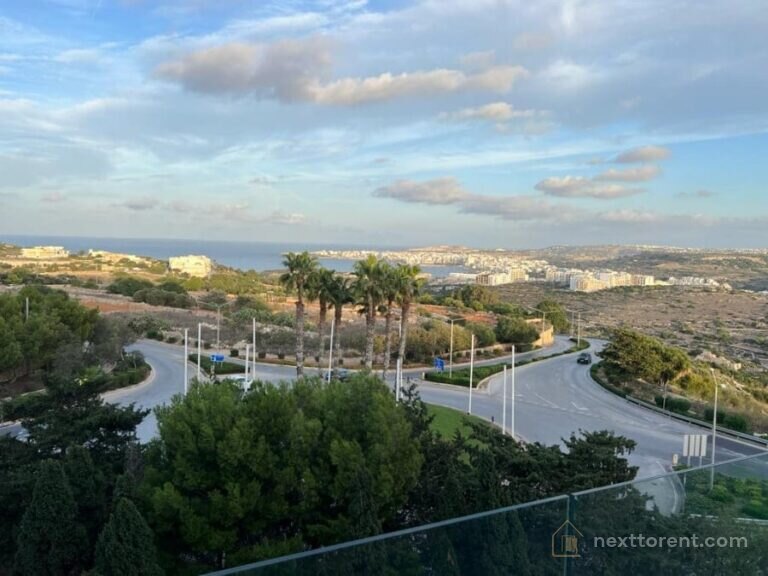 Mellieħa – Sun-Filled 2 Bedroom Apartment with Panoramic Sea & Country Views | €2,500/month